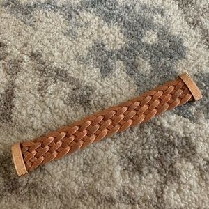 Rose gold braided bracelet